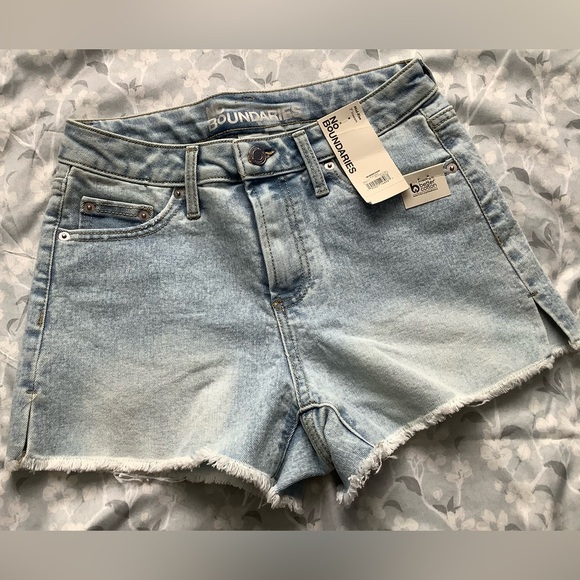 No Boundaries Pants - No Boundaries Acid Wash Denim Cutoff Shorts Y2K Casual summer